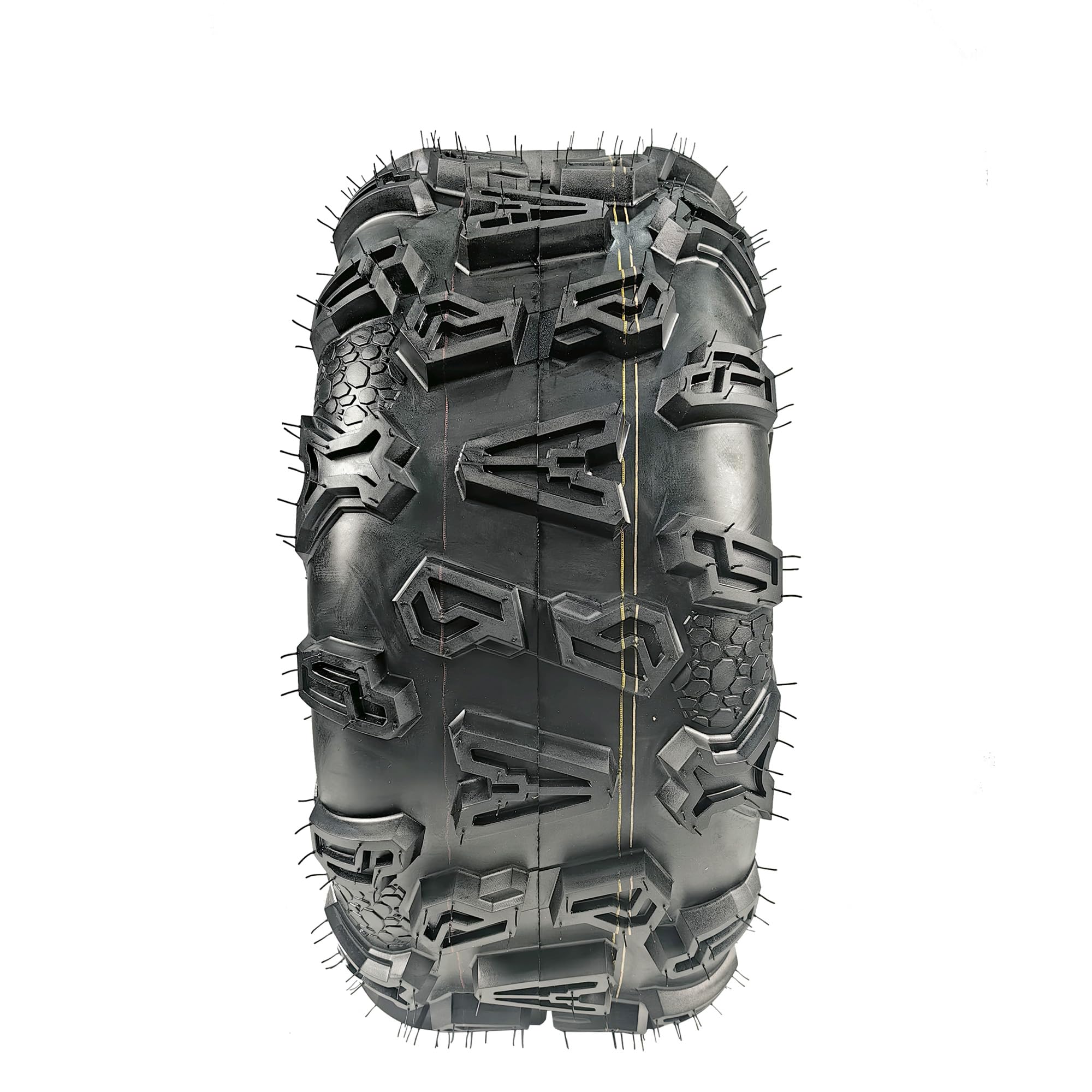 Garvee Pack of 1 25x10x12 ATV Tires Heavy-Duty Off-Road UTV Tires Durable Black