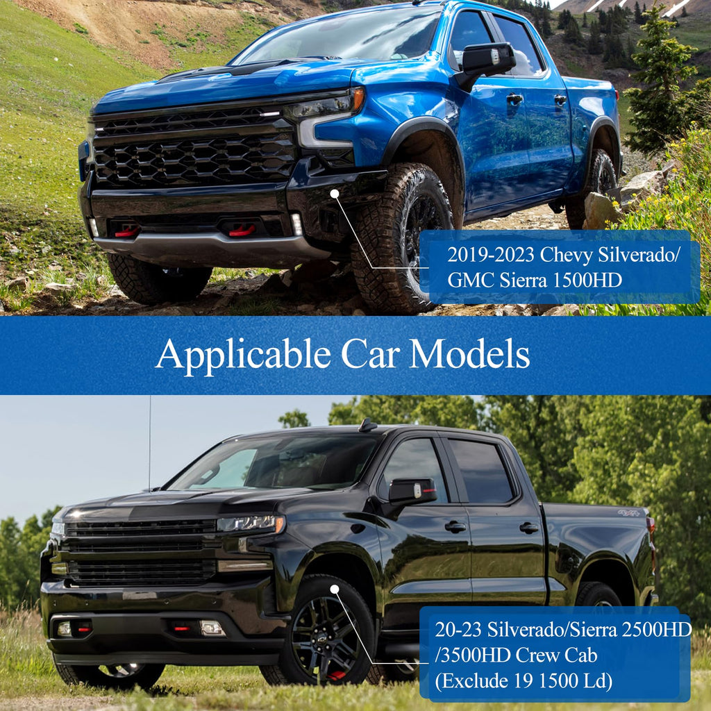 Garvee 6" Boards: 19-23 Silverado/Sierra 1500, 20-24 Model Fit
