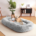 Garvee Giant Dog Bed for Men and Women, 75"x48"x14" - Washable & Plush Dog Bed for People, Suitable for Adults，Human-Sized Bed