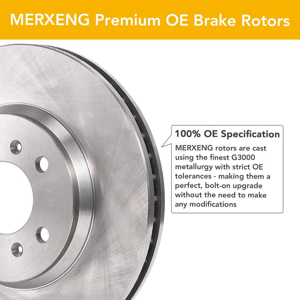 Garvee Front Brake Rotors And Pads Kit Replacement For Avalon Camry ES300H ES350 2007-2018 Ceramic Alloy Hardware