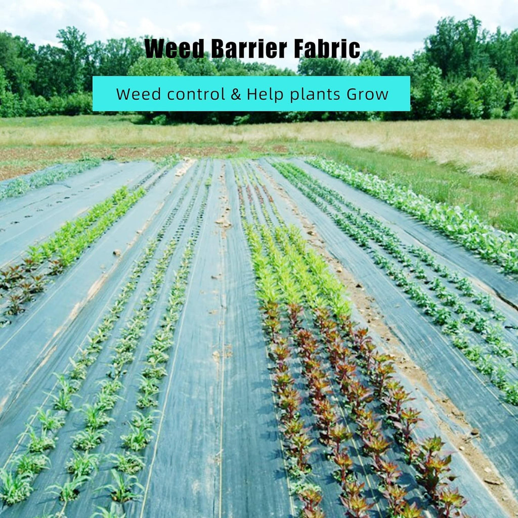 Garvee Heavy Duty 5oz Weed Barrier, 4ft x 250ft Landscape Fabric