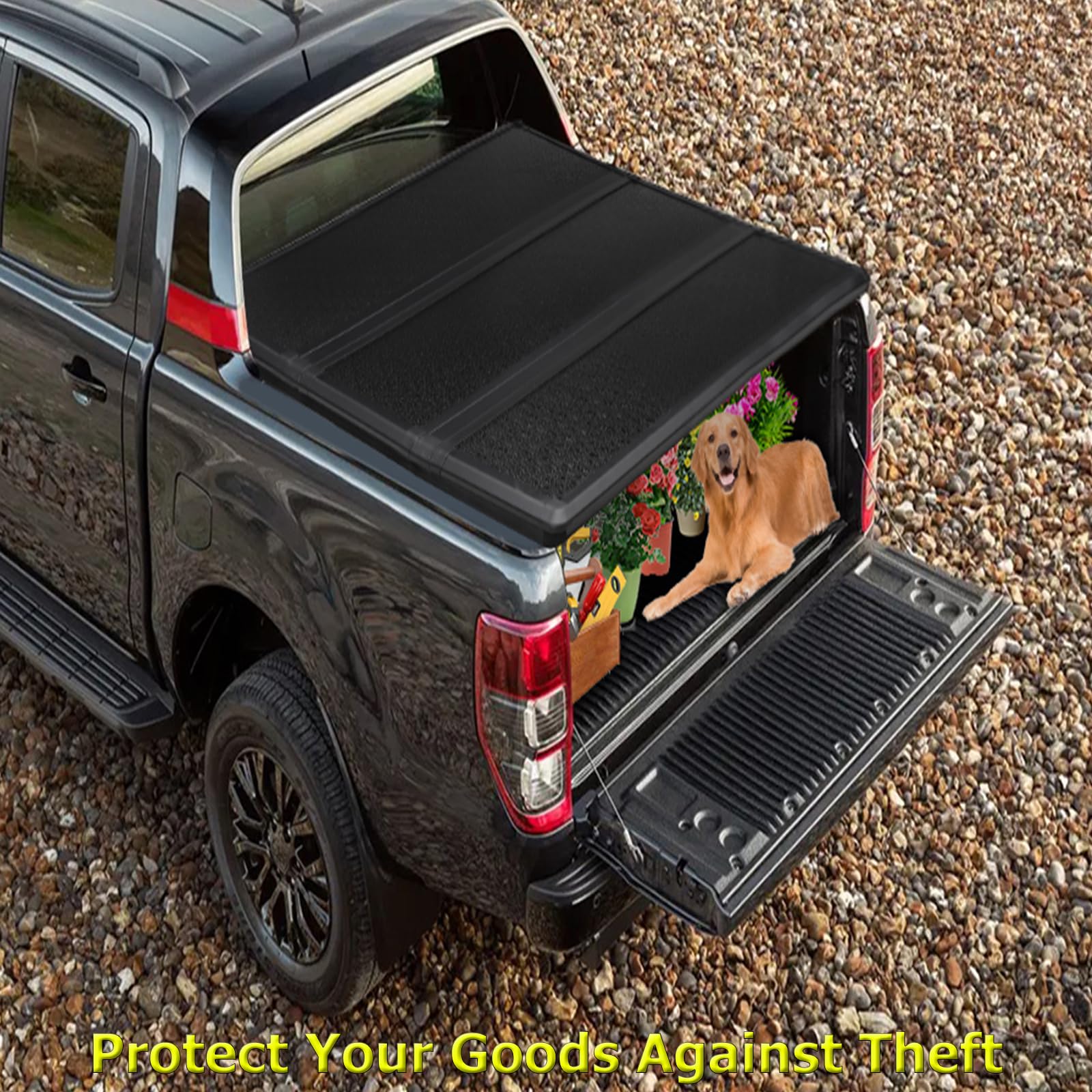 Garvee Hard Tri-Fold Cover for Dodge Ram 1500