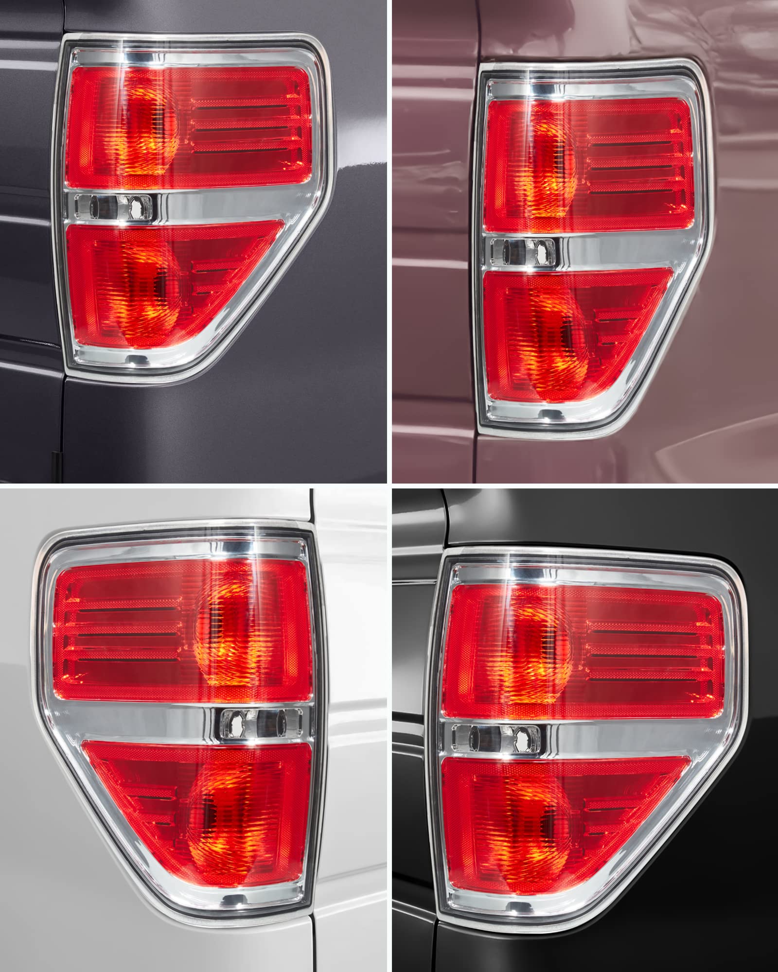 Garvee 09-14 Ford F-150 Tail Lights Assembly - Both Sides