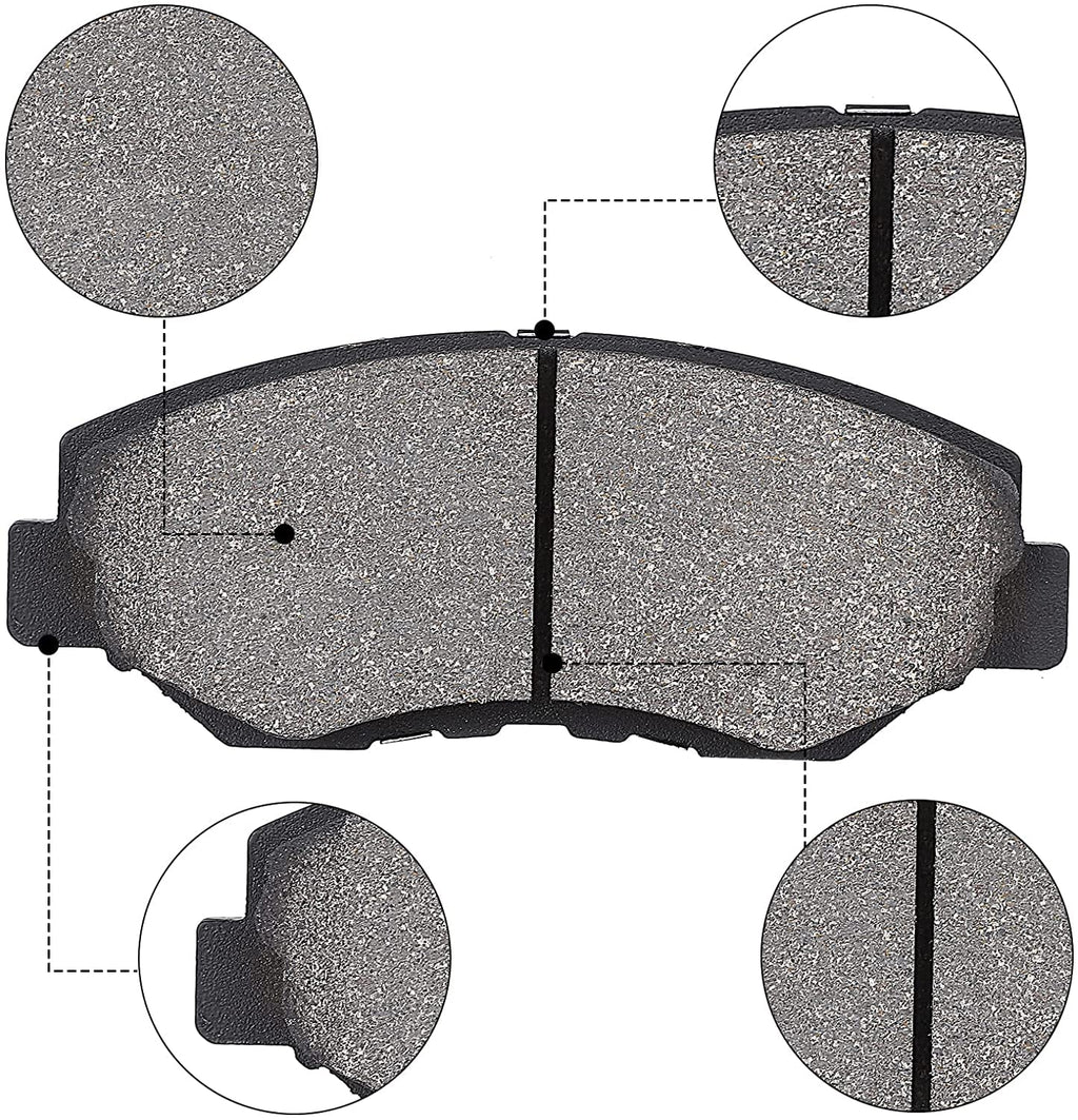 Garvee STP0487 Ceramic Front Pads for 97-99 CL, 90-02 Accord