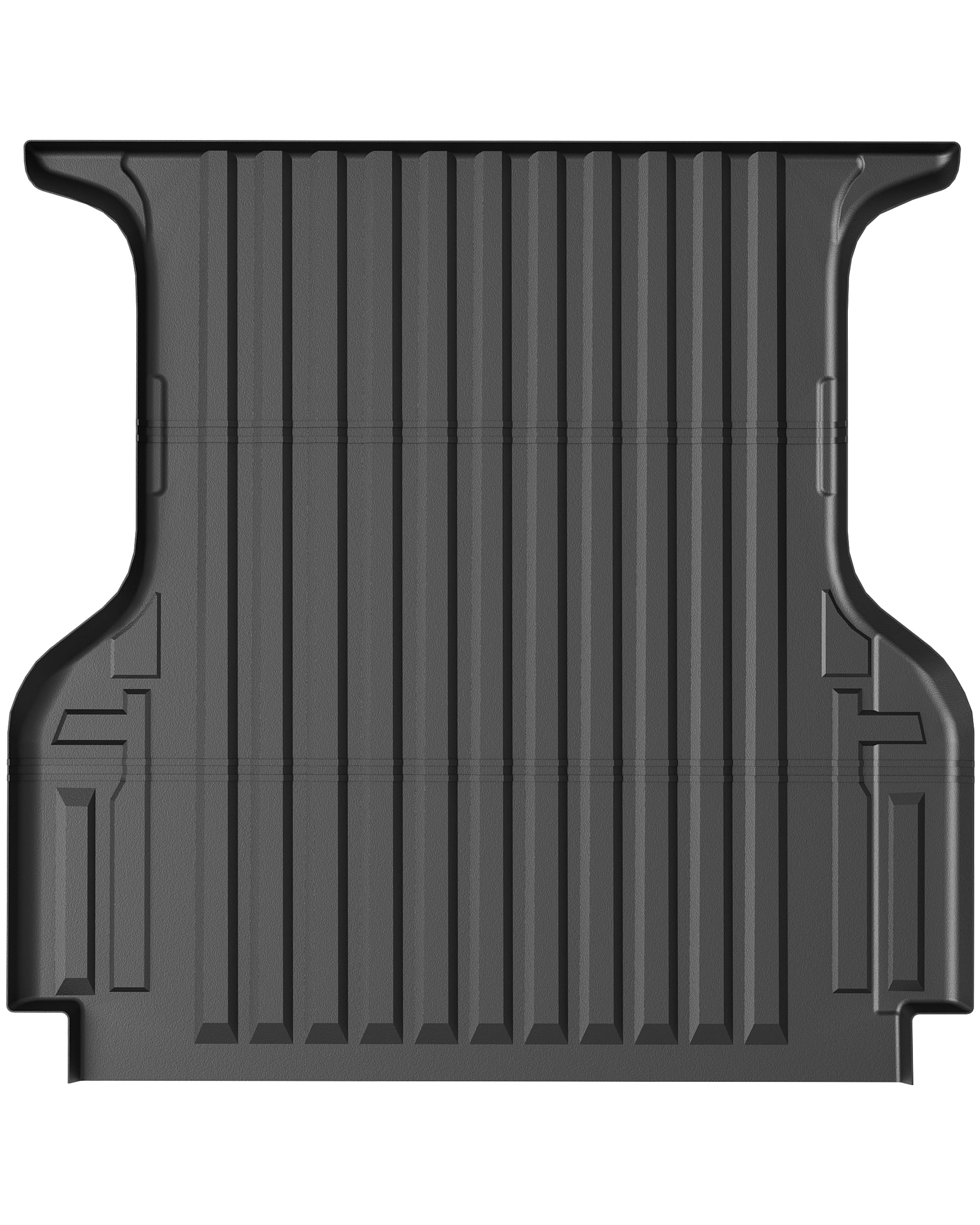 Garvee Truck Bed Mat for 2019 2020 2021 2022 2023 Ford Ranger SuperCrew Cab 5 Feet(61.0 inches) Bed, All Weather TPE Heavy Duty Pickup Bed Liner Cargo Mat