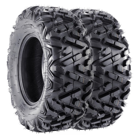 Garvee 23x7-10 ATV Tire 4PR TL, All Terrain Tire for 10x5.5 Rim, 22.5" OD 7" Sidewall, Max Load 235lbs, Fits LCI/SI 30F, Durable Off-Road Quad UTV Tire, Black