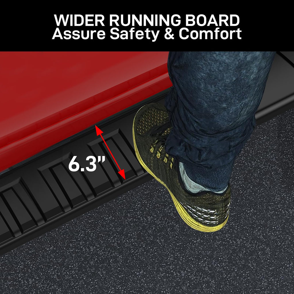 Garvee 6.3 Inch Running Boards for 2009-14 Ford F150 Super Crew