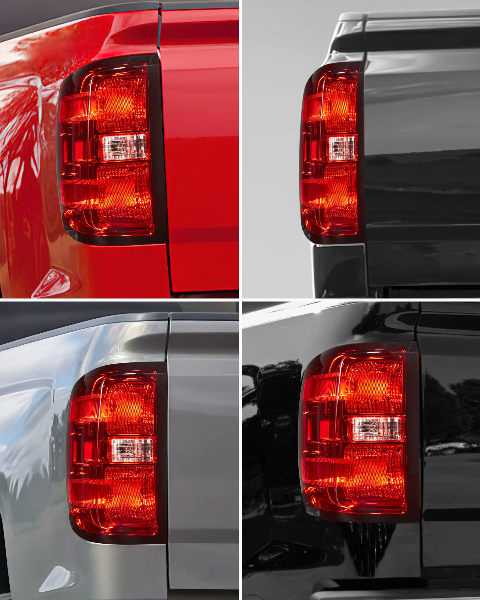 Garvee 14, 15-18 Silverado 1500/2500HD/3500HD Tail Light Assembly