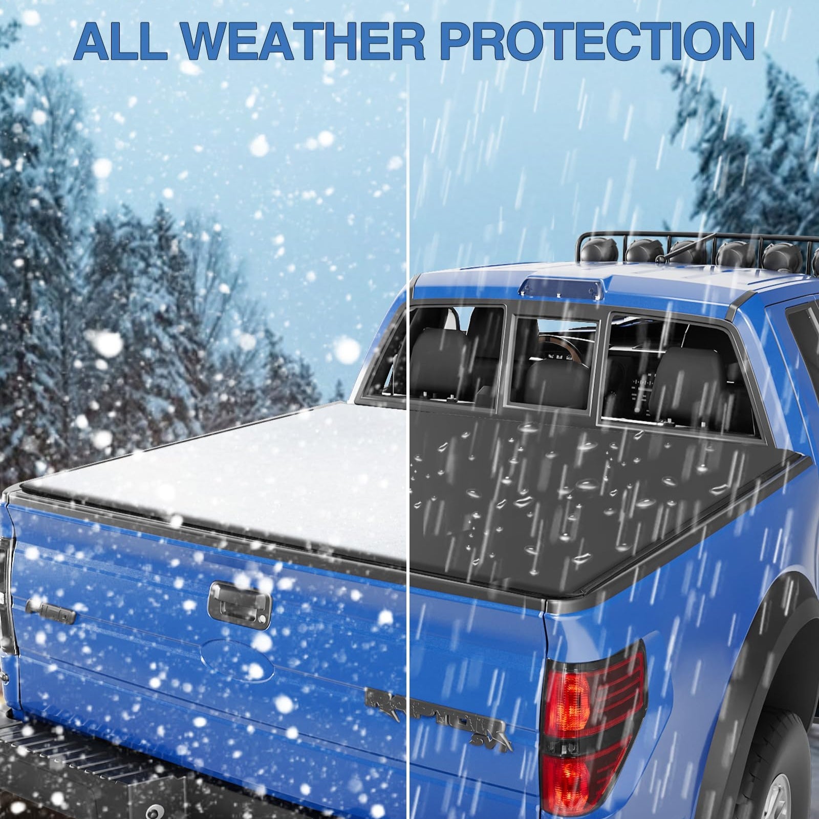 Garvee 5.5ft Black Soft Vinyl Roll-Up for '04-'23 F150