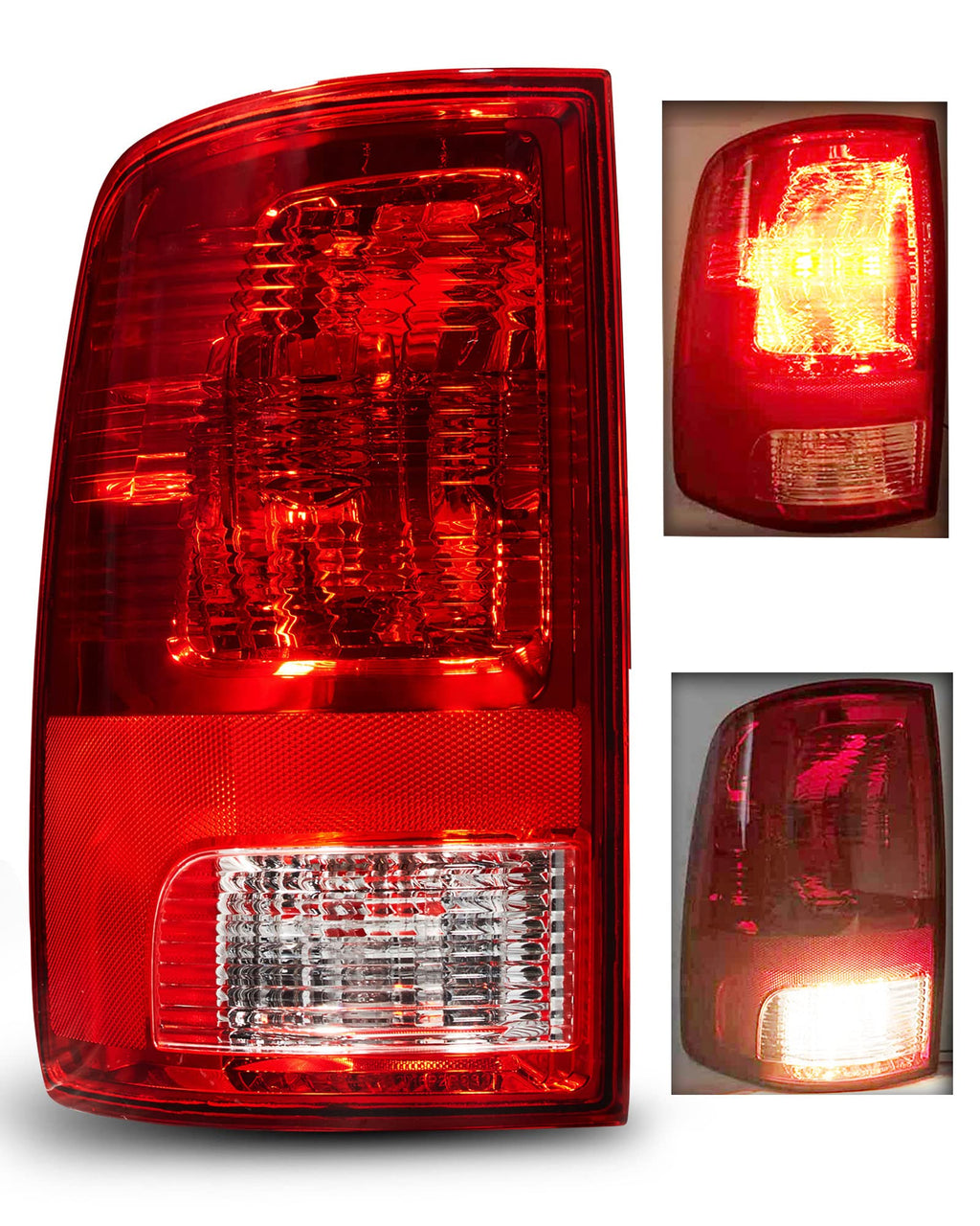 Garvee 09-18 Dodge Ram 1500/2500/3500 Ruby Red Driver Tail Light
