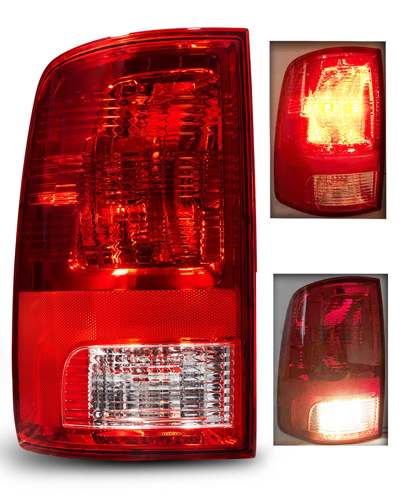 Garvee 09-18 Dodge Ram 1500/2500/3500 Ruby Red Driver Tail Light