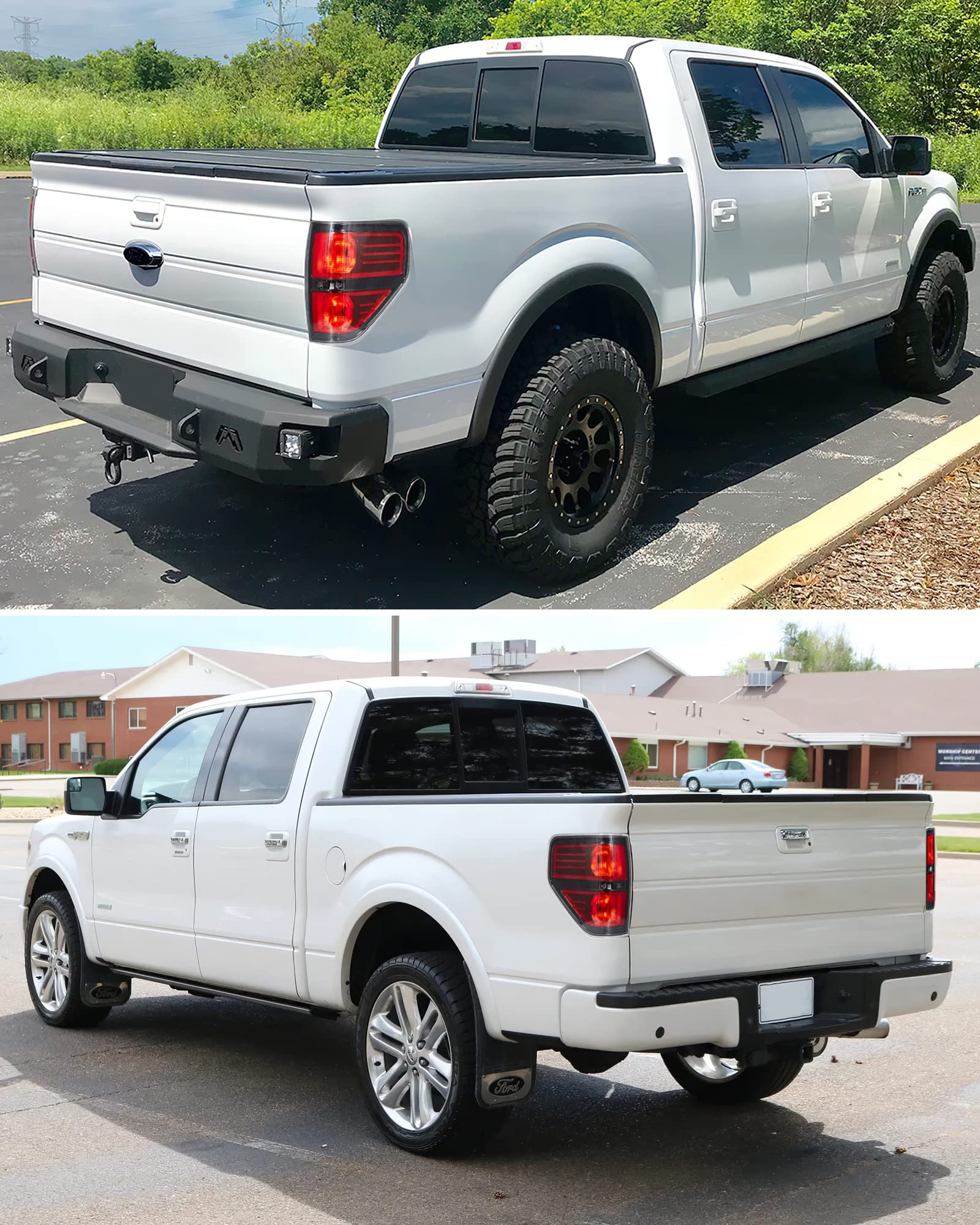 Garvee 09-14 Ford F-150 Tail Lights, Driver & Passenger Side Assembly