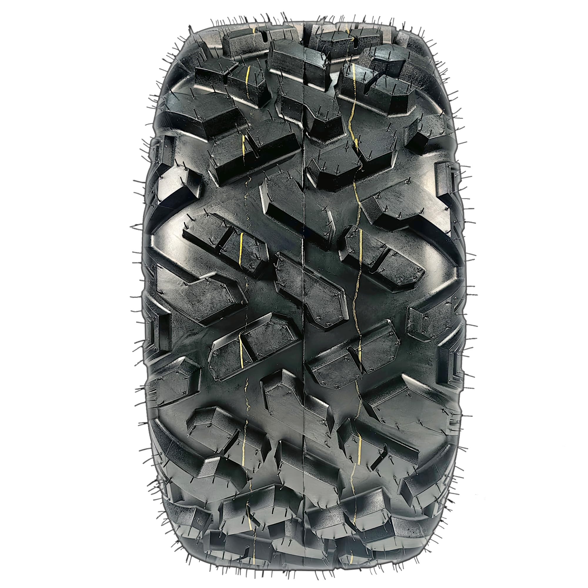 Garvee 25x8-12 ATV/UTV Tire 6PR All-Terrain Tires 1PCS Tubeless, ATV Tire, Heavy Duty for Trail/Mud/Rock, Black