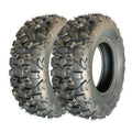 Garvee ATV Tire 25x8-12 6PR All-Terrain Tubeless Tires 2Pack for ATV UTV, Durable Black 12 Inch