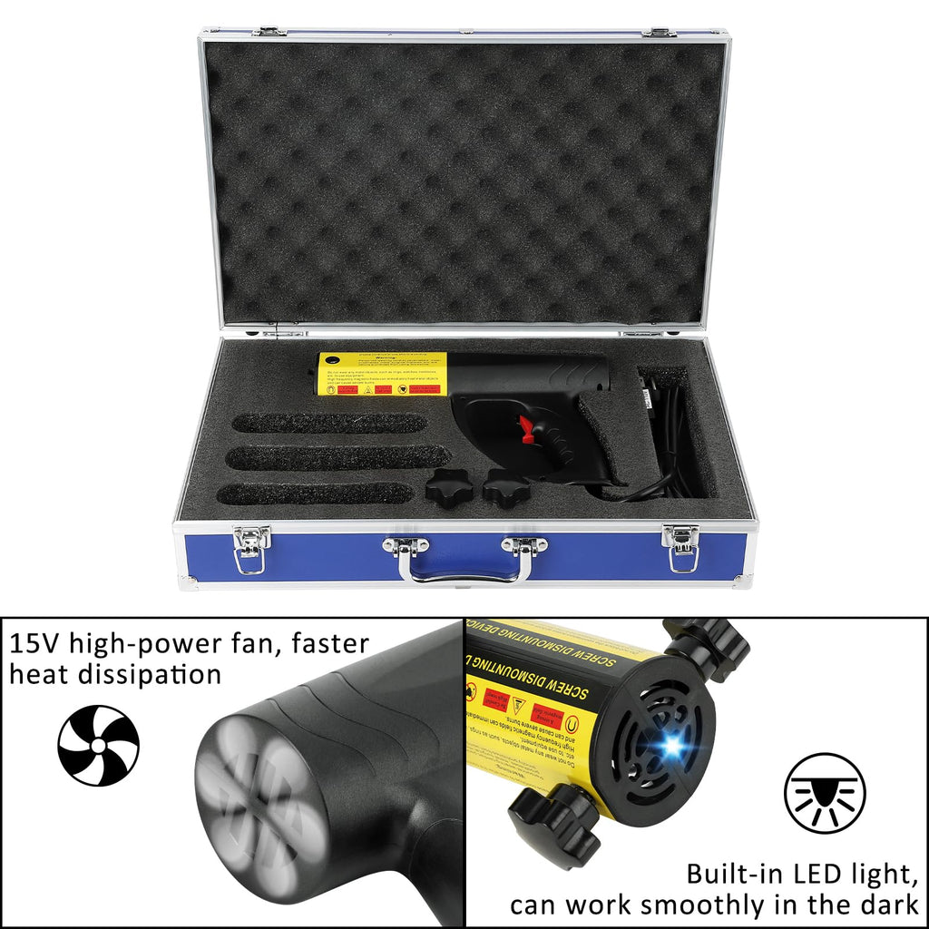 Garvee Magnetic Induction Heater Kit - 1500W 110V, Automotive Flameless Heat, Handheld Rusty Screw Removal, High Efficiency, Compact Design