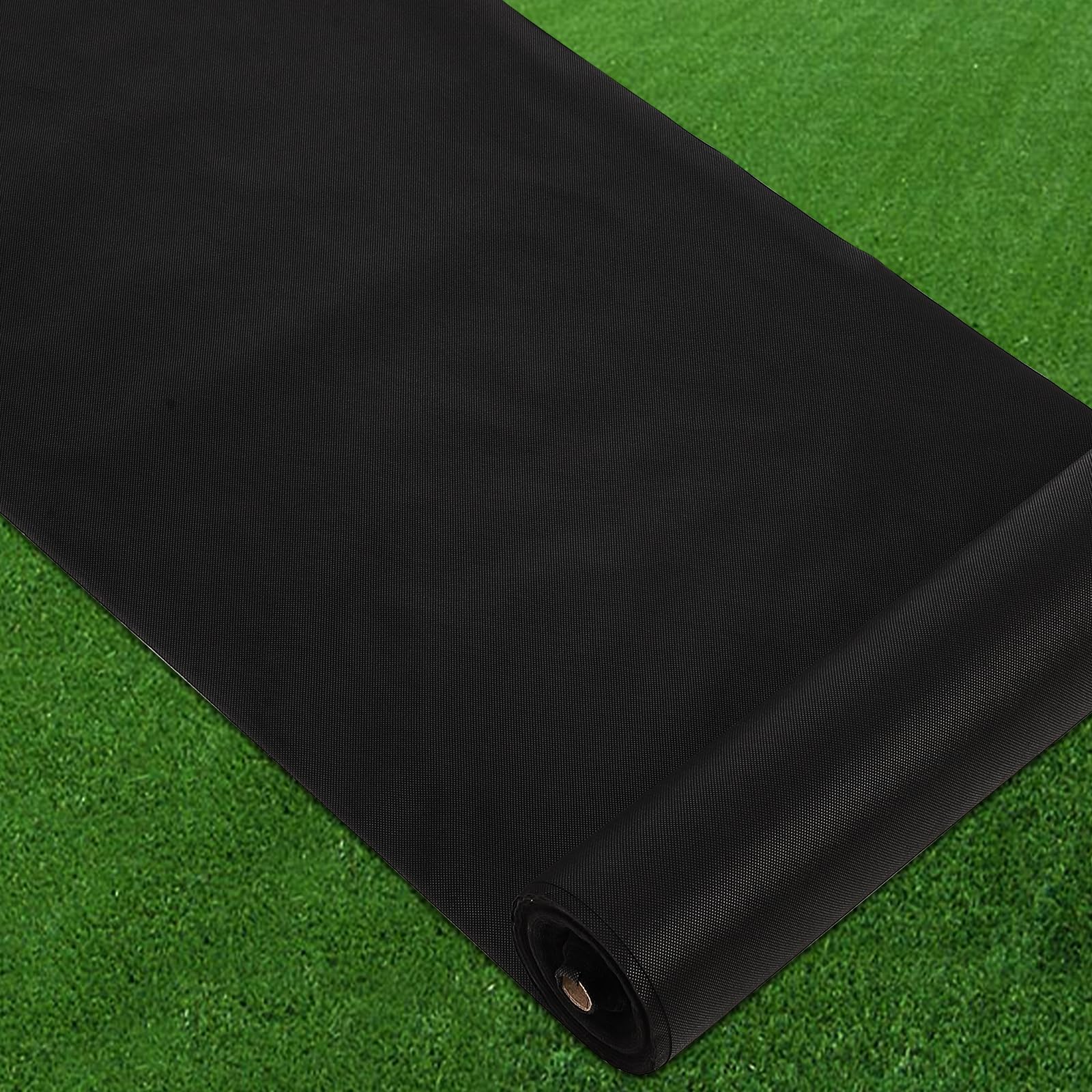 Garvee 6ft x 300ft Weed Barrier Landscape Fabric, Premium Non-Woven 1.8oz Ground Cover Weed Block Gardening Mat, Easy Setup & Superior Weed Control, for Erosion Control, Weed Block, Ground Cover