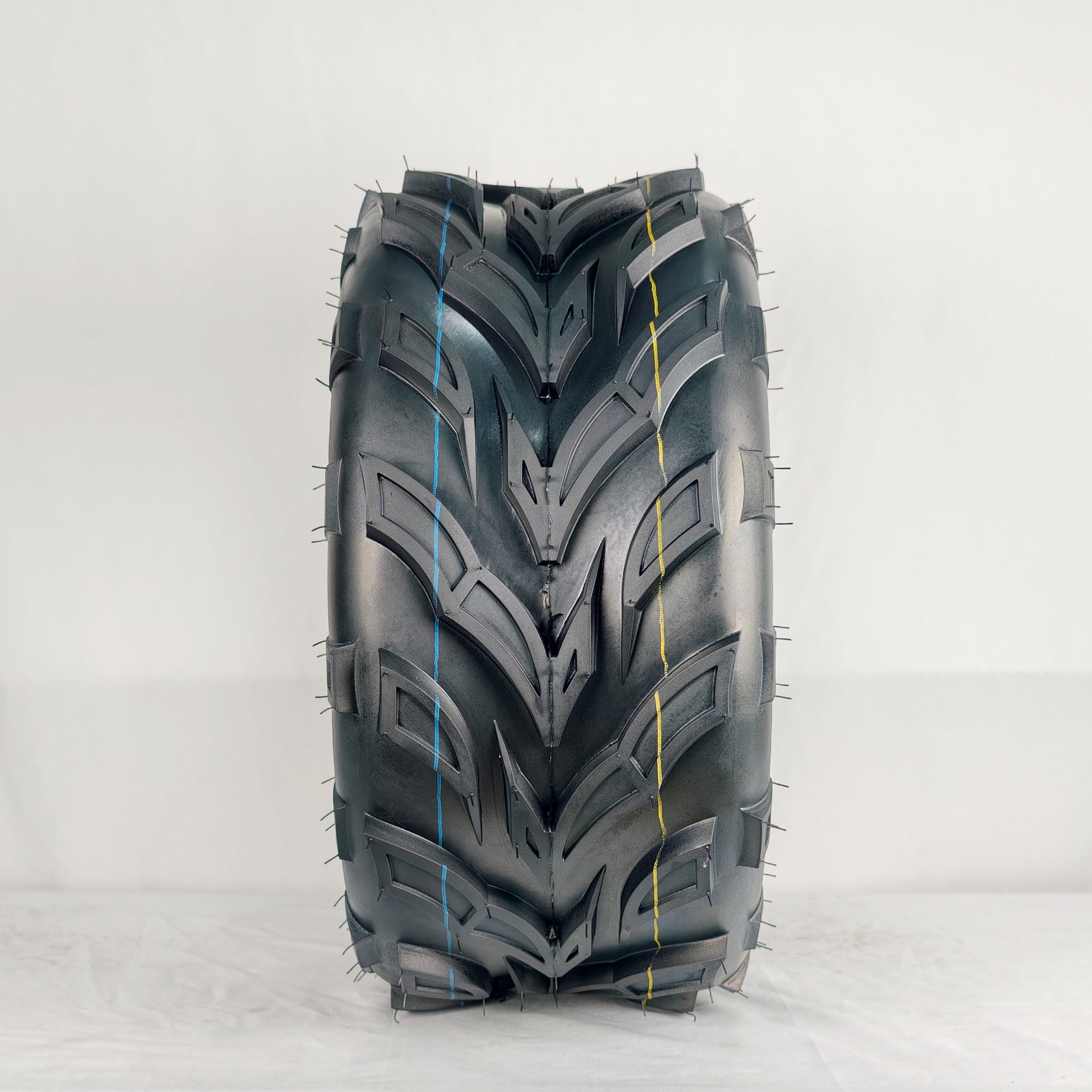 Garvee Set Of 2 All Terrain ATV Tires 22X10-10 4PR Tubeless For Off-Road Adventures, Durable Black