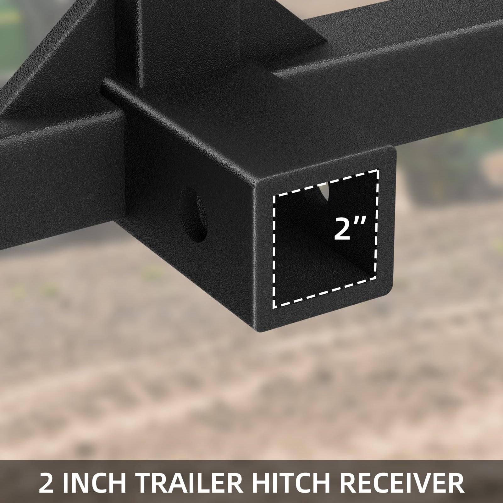 Garvee 3 Point Quick Hitch Receiver, 2" Receiver Quick Hitch Compatible Category 1 Tractor,Heavy Duty 3 Point Hitch Farm Equipment and Subcompact Trailer Hitch Attachments