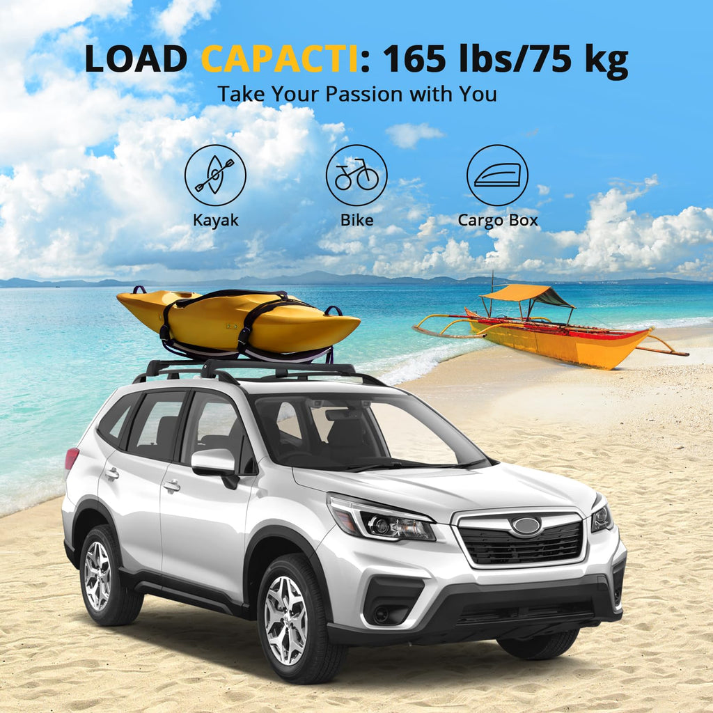 Garvee Roof Rack Cross Bar Fit For 2014-2018 Subaru Forester,Heavy Duty