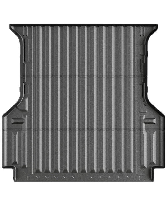 Garvee Truck Bed Mat for 2024 Ford Ranger 5 FT Bed, All Weather TPE Heavy Duty Pickup Ranger Bed Tray Liner Cargo Mats