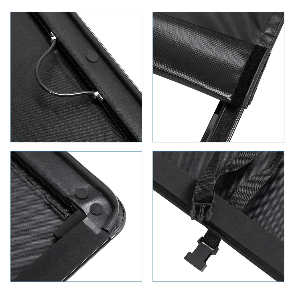 Garvee 6.6ft Roll-Up Soft Tonneau for 14-18 Silverado 1500