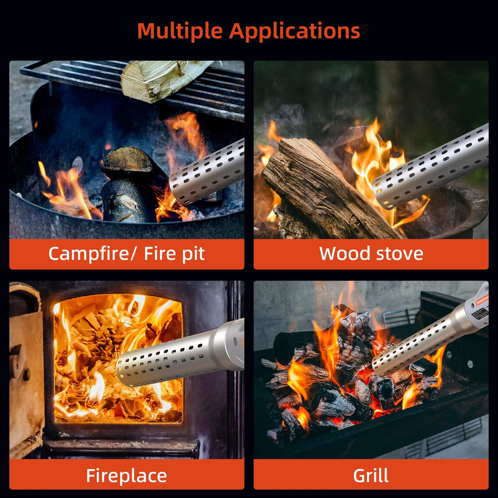 Garvee Electric Charcoal Starter, 2000W Electric Fire Starter, BBQ Smoker, Grill Starter, Chemical Free Heated Air