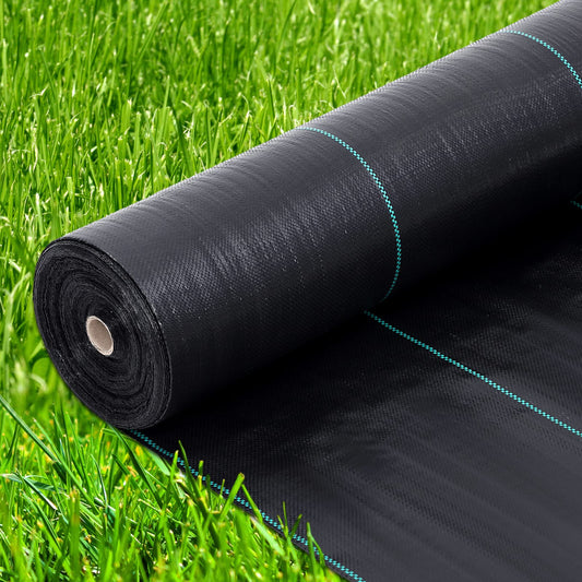 Garvee 6.5ft x 330ft Heavy Duty Weed Barrier Fabric, 3.2oz Durable Landscape Fabric, Tear-Resistant Ground Cover for Garden, Landscaping & Construction Use