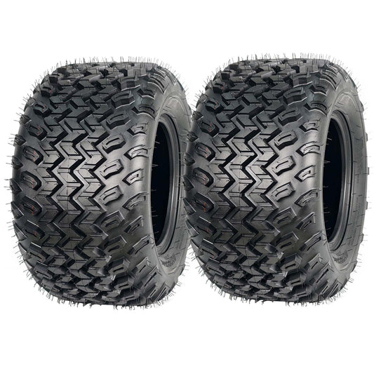 Garvee 22x11-10 ATV All Terrain Tires Rear Heavy Duty 4 PR Tubeless for UTV Side By Side Off-Road Adventures, Black