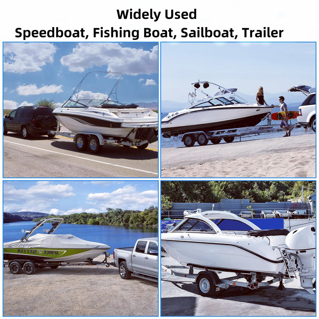 Garvee 60" Boat Trailer Guide, Adjustable Design, Rustproof Steel, PVC Pipes without Light