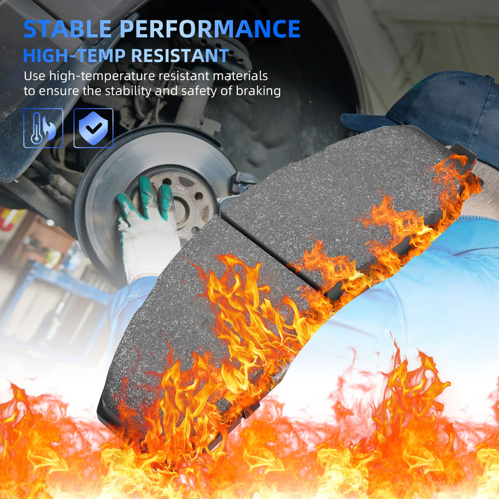 Garvee STP0487 Ceramic Front Pads for 97-99 CL, 90-02 Accord