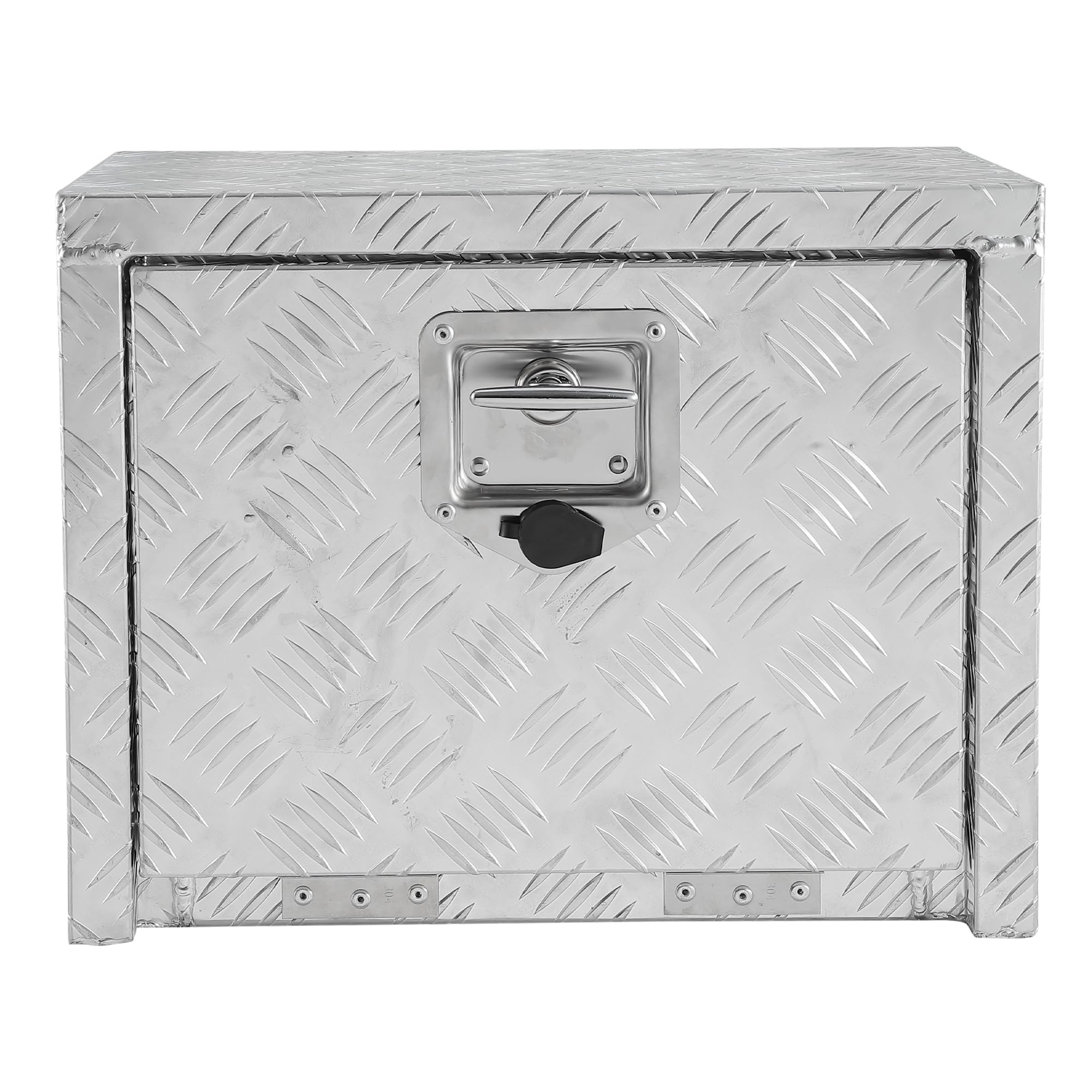 Garvee 18 Inch Heavy Duty Aluminum Underbody Tool Box, Waterproof Truck Storage Organizer Chest, Silver, for Pickup Truck Bed, RV Trailer