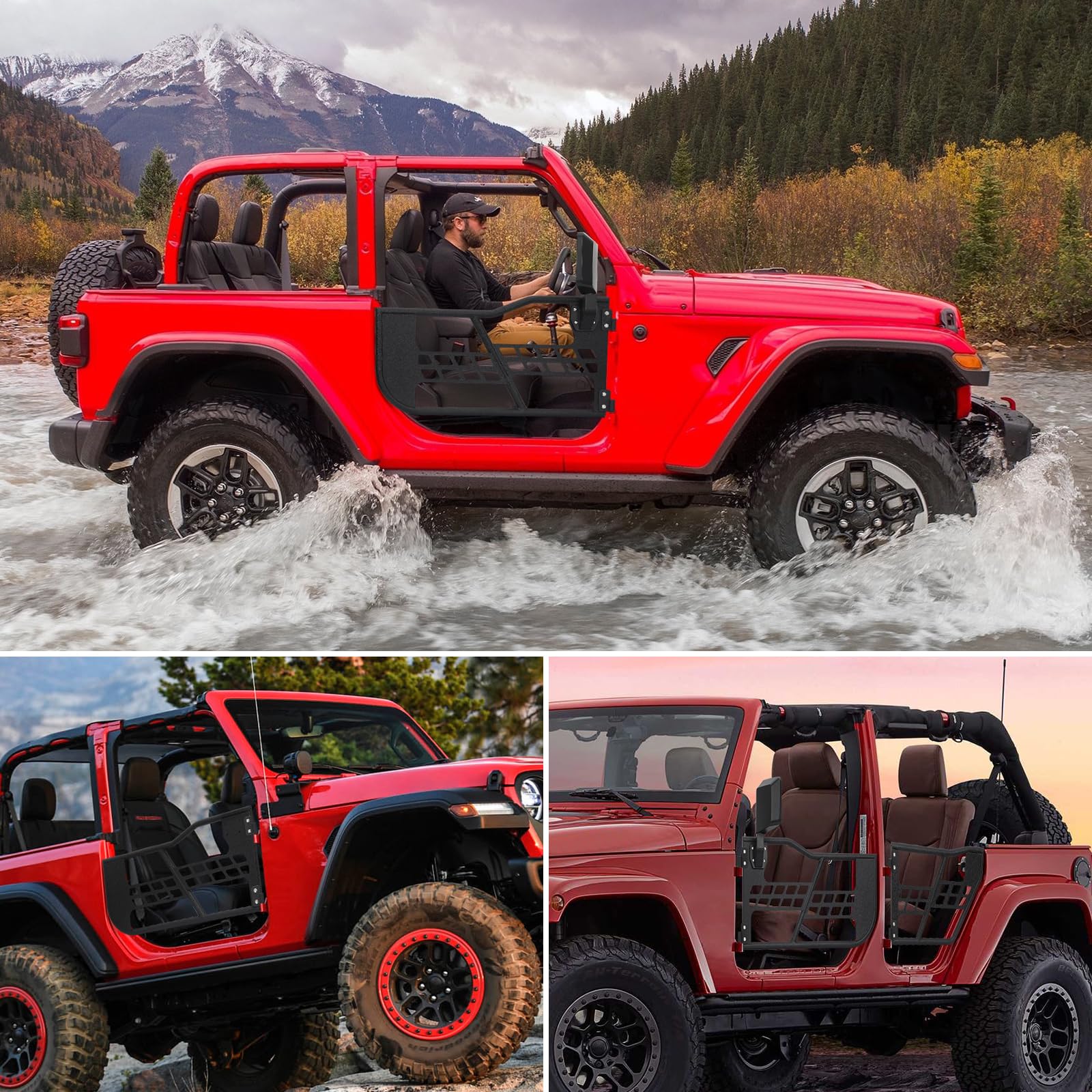 Garvee Safari Tubular Doors for 18-22 Wrangler JL 2Dr