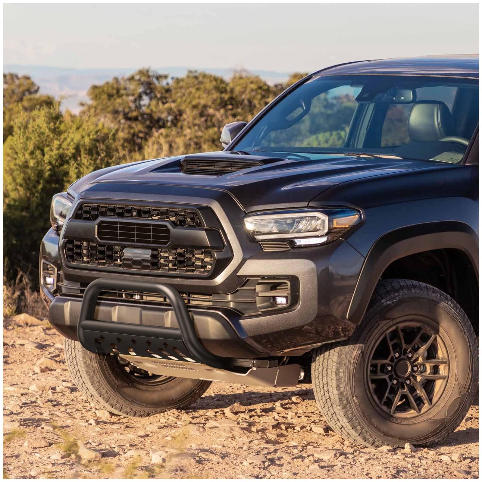 Garvee 2016-2022 Tacoma Bull Bar & Skid Plate, Front Bumper Guard