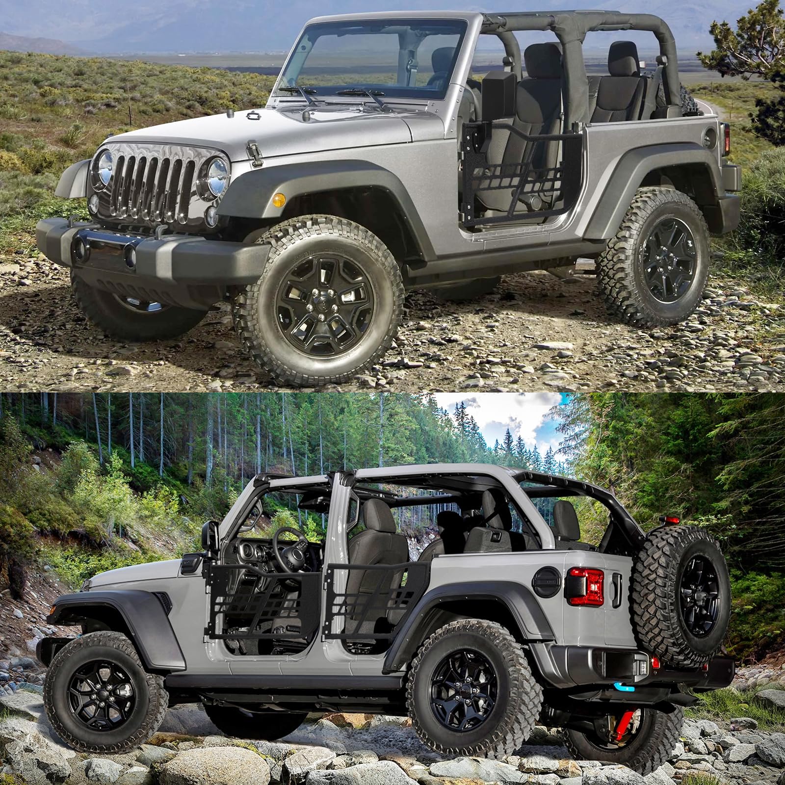 Garvee Safari Tubular Doors for 2018-2022 Wrangler JL 4-Door