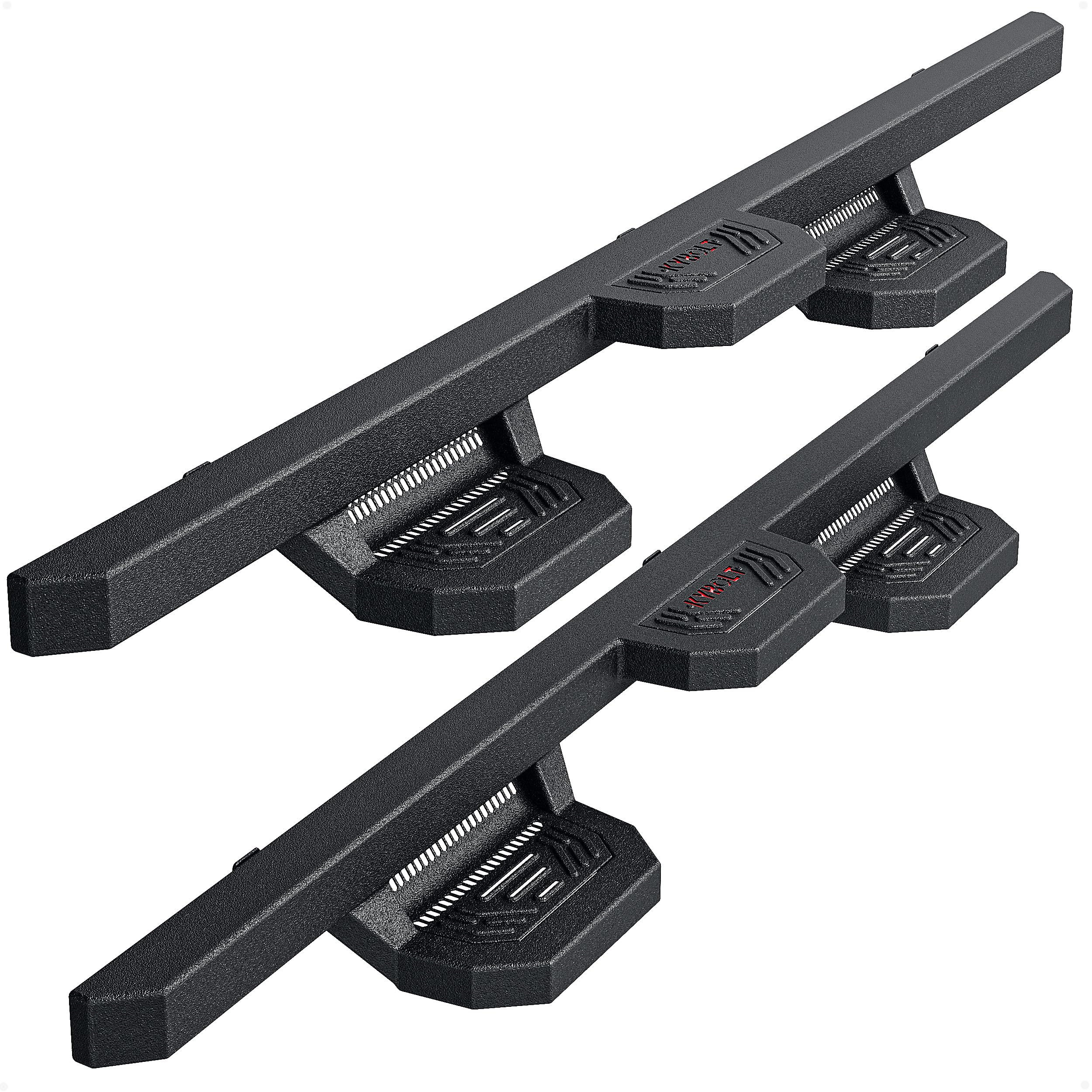 Garvee Running Boards Compatible with 2015-2024 Chevy Colorado/GMC Canyon SuperCrew Cab,Steel Rock Sliders for 2015 2016 2017 2018 2019 2020 2021 2022 2023 2024 Chevrolet Colorado/GMC Canyon Crew Cab