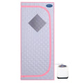 Garvee Portable Home Personal Spa Remote Controller Folding Chair Adjustable Gears Indoor Fast Heating Full Body Tent Grey