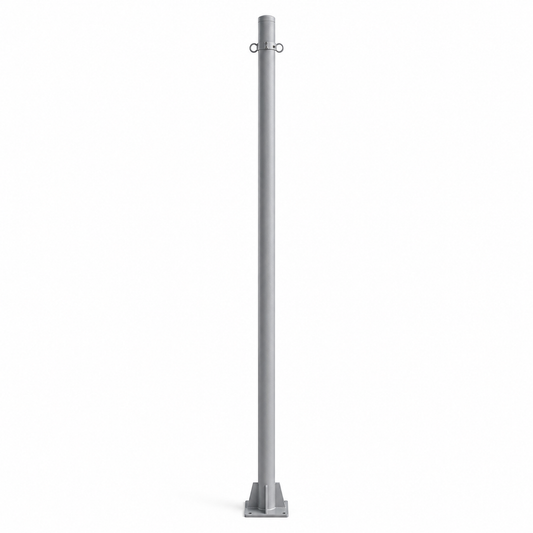 Garvee 10 ft Shade Sail Poles 2 Pack, Heavy Duty Rust-Resistant Outdoor Sun Shade Support Post Kit with D-Clamps for Patio, Backyard, Pool Deck, Garden,Grey