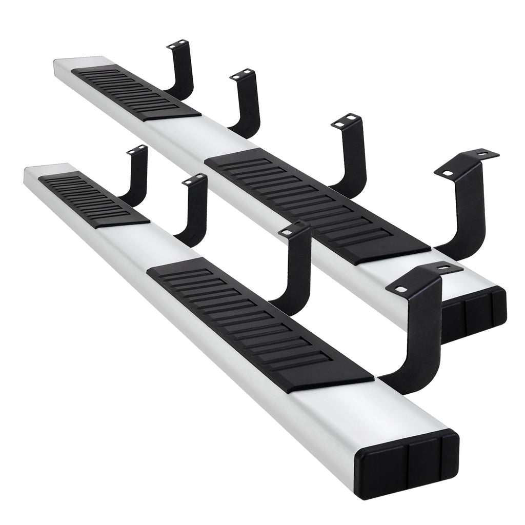 Garvee 6" Wide Running Boards Stainless Steel Side Steps Nerf Bars for 2019-2023 Silverado 1500 Standard Cab, Durable, Stylish