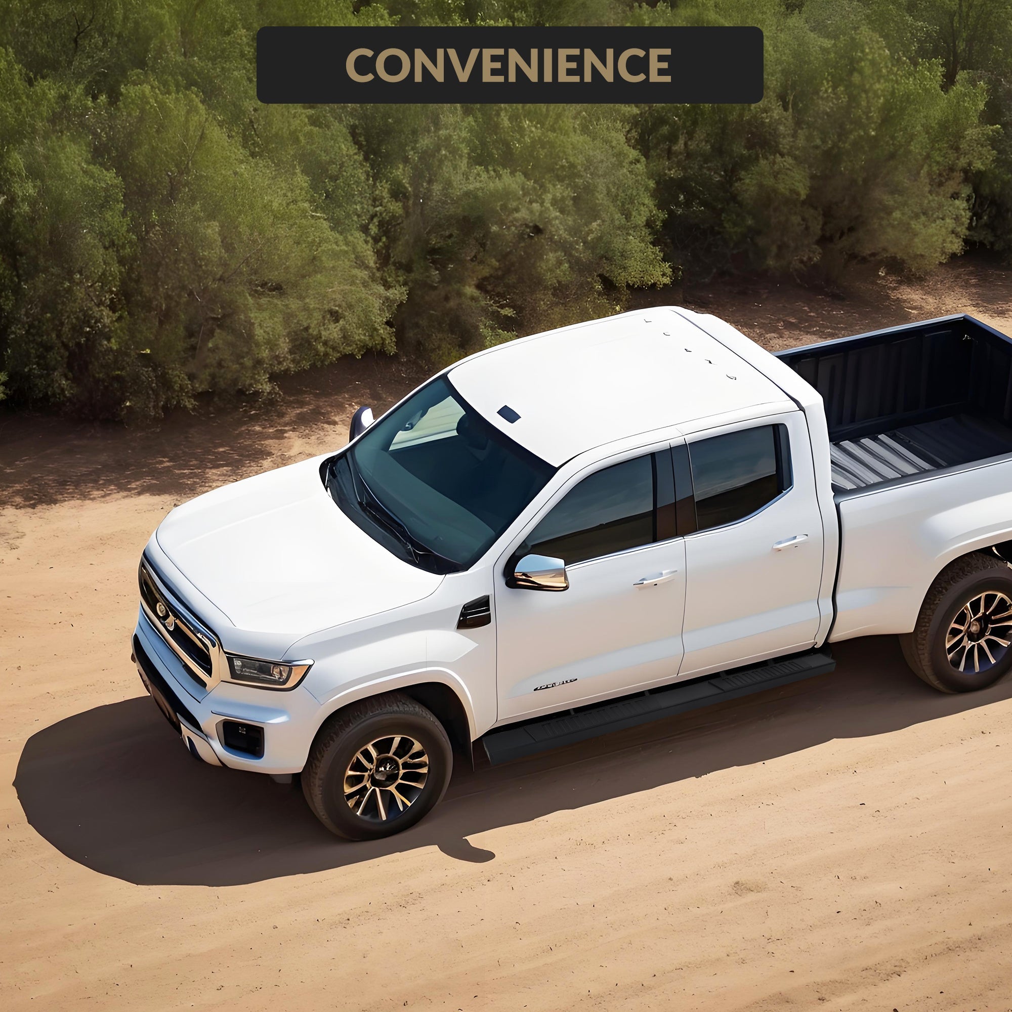 Garvee 6" Wide Running Boards Stainless Steel Side Steps Nerf Bars for 2019-2025 Chevrolet Silverado 1500 Crew Cab, Durable, Stylish, Easy Install