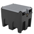 Garvee 116 Gallon Portable Diesel & Gasoline Fuel Tank with 12V Electric Pump, Auto Shut-Off Nozzle, Heavy Duty PE, Dual Filtration, Forklift Pockets, Marine & Farm Use