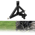 Garvee 3 Point Hitch Receiver Category 1 Tractor 3 Ball & Hook Heavy Duty Steel Rust-Resistant Powder Coat 2" Receiver Quick Hitch Farm Use