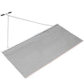 Garvee 6x3 Ft Steel Drag Harrow Heavy Duty Rust Resistant Roll Up Non Slip Handle ATV UTV Farm Lawn Field