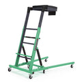 Garvee Top Automotive Creeper Adjustable Height 49.21-68.89" 400 LBS Capacity 6 Swivel Casters Steel Frame Foldable Garage Use
