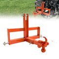 Garvee 3 Point Trailer Hitch for Tractor with 2" Receiver & Ball, Heavy-Duty Steel, Quick Hitch, Suitcase Weight Brackets, 10000 Lbs Capacity, Category 1, Towing & Weight Balancing