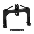 Garvee 3-Point Quick Hitch for Cat 0 & 1 Tractors - 3000 lbs Lift, 2" Receiver, 3" Steel Tubing, Adjustable 15"-18" Level, Black, Easy Install