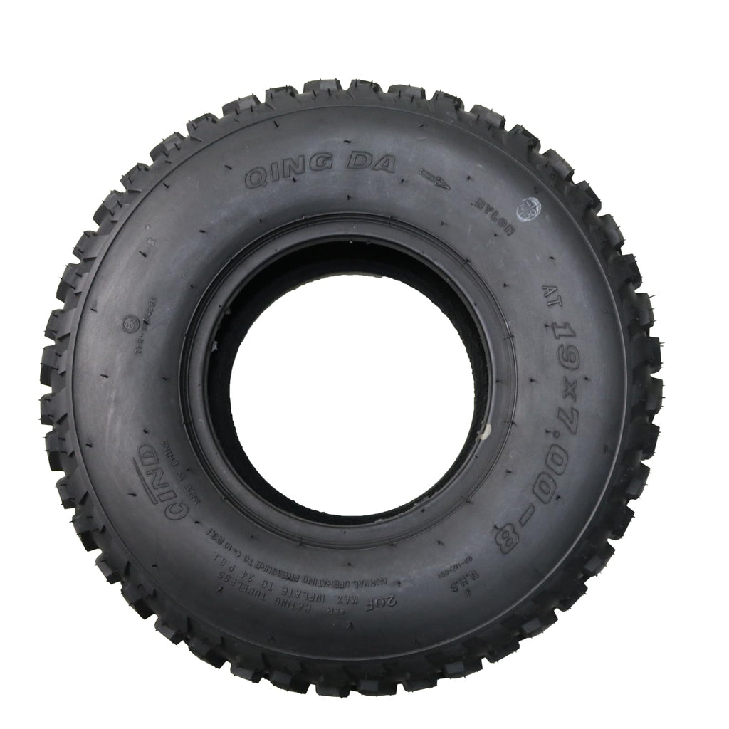 Garvee Set of 2 ATV Tires All-Terrain 19X7-8 4PR Tubeless Nylon 4-Ply Durable Off-Road Traction for Trail Sand Mud