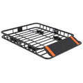 Garvee Roof Rack Basket 51x36x5 Cargo Carrier 200LBS Load Capacity PU Material Easy Installation Black Powder-Coated Universal Fit for SUV Truck RV