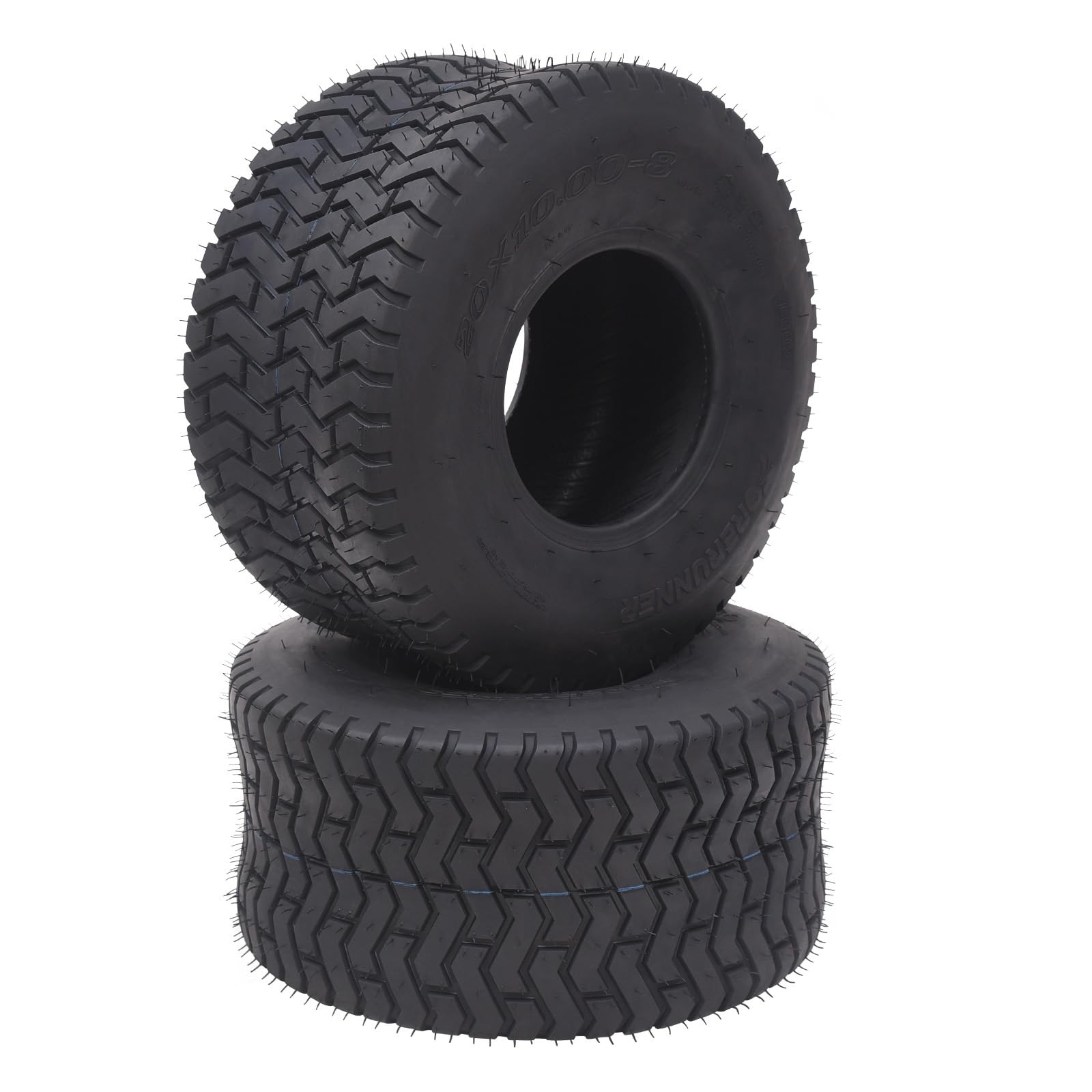 Garvee 18x8.50-8 Lawn Mower Tires Tubeless 4 PLY Durable Traction Stable Ride for Riding Mowers Golf Carts Set of 2