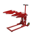 Garvee Lawn Mower Lift Jack 550lbs Capacity High Lift 29.1in Durable Steel Safety Lock Wheels for Garden Tractors Maintenance