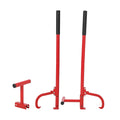 Garvee 48" Cant Hook Logging Tool with Rubber Grip, Adjustable Heavy-Duty Steel Log Roller, Powder-Coated Carbon Steel, Ergonomic Handle, Forestry Logging